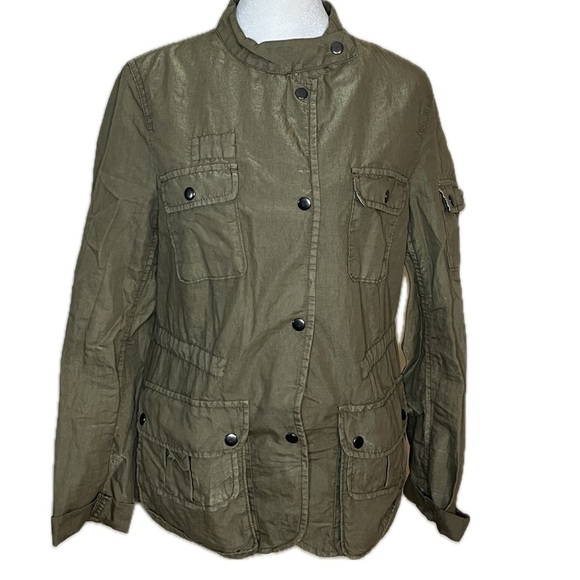 GAP Olive green Lightweight Utility Jacket Women’s -Small - Picture 1 of 9